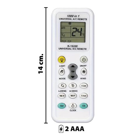 Control remoto universal para aire acondicionado